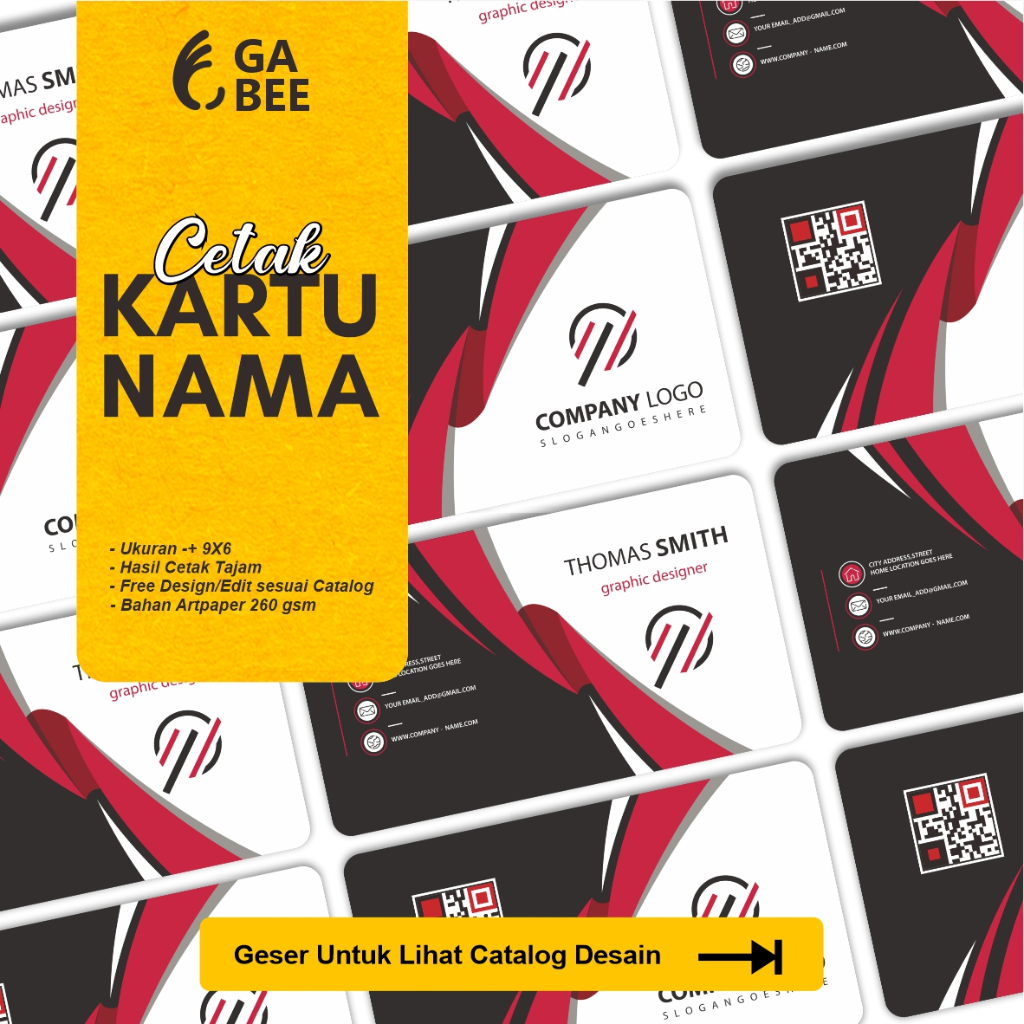 

KARTU NAMA / ID CARD CUSTOM MURAH 2 SISI / 1 SISI LAMINASI