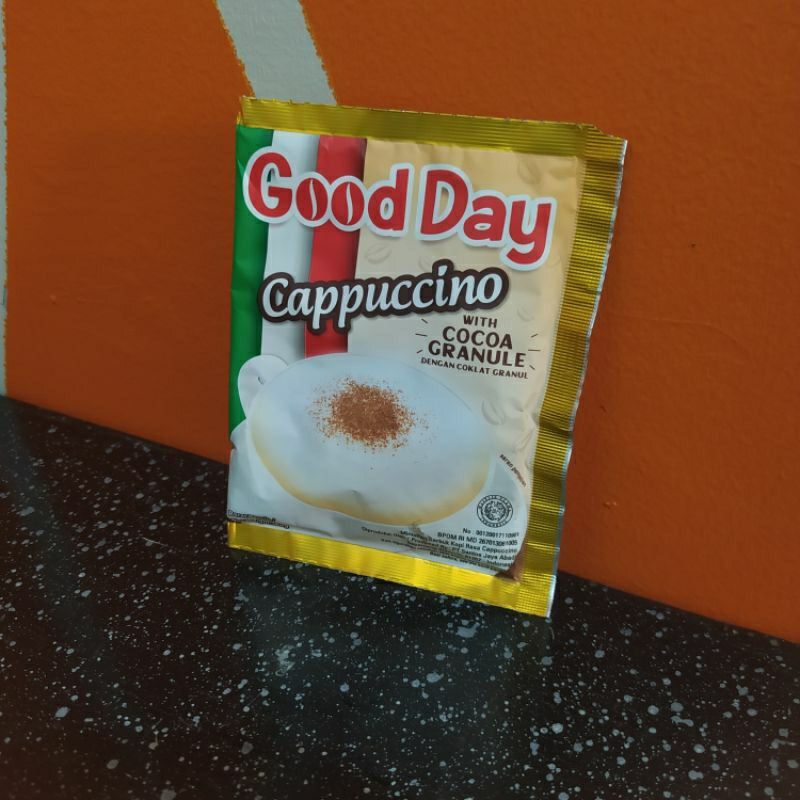 

Kopi Good Day Cappuccino with cocoa granule