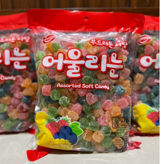 

NARAYA JELLY FRUIT MIX 1 KG / PERMEN JELLY BUAH HALAL
