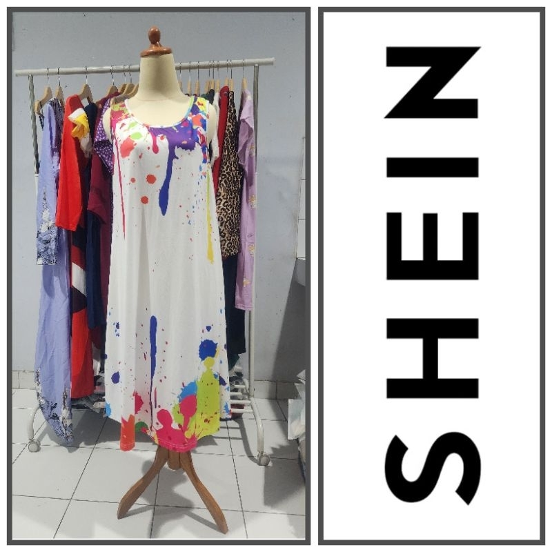 DRESS / HOME DRESS / SHEIN CURVE/PLUS SIZE/BIG SIZE/ LD 110-120cm