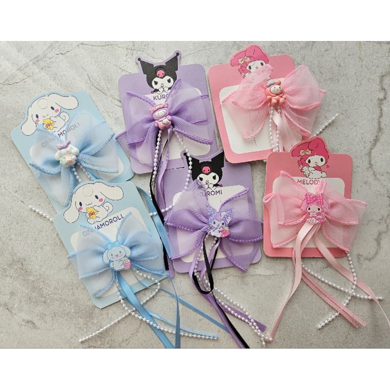 Jepit Rambut Anak Sanrio /Jepit Rambut Anak Kuromi /Jepit Rambut Anak Korea /Jepit Rambut Anak Karak