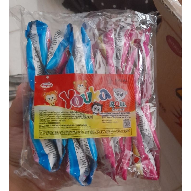 

Permen Youka Roll Candy Aneka Rasa 1 Pack Isi 20 pcs @4.5gr