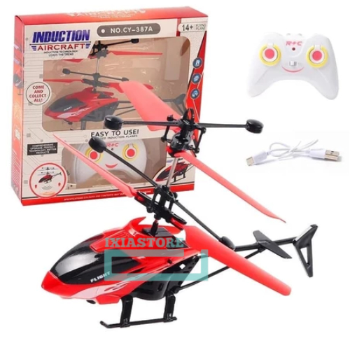 Mainan Pesaawat RC Helikopter Pintar Terbang Sensor Tangan Mainan Helikopter RC Pintar Mini