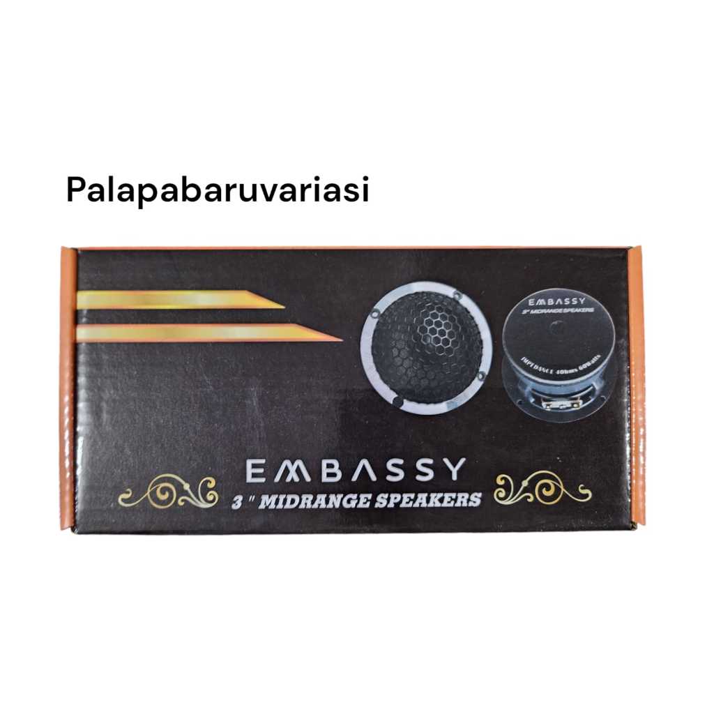 SPEAKER MOBIL SPEKER 3 Inch Midrange Embassy