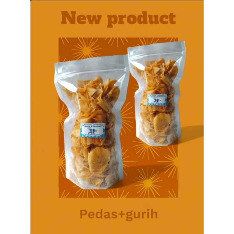 

KERIPIK TAMALADA / KERIPIK PEDAS KRIUK RENYAH / KERIPIK PEDAS GURIH / KERIPIK KHAS JEPARA/ KERIPIK PEDAS GURIH KRIUK