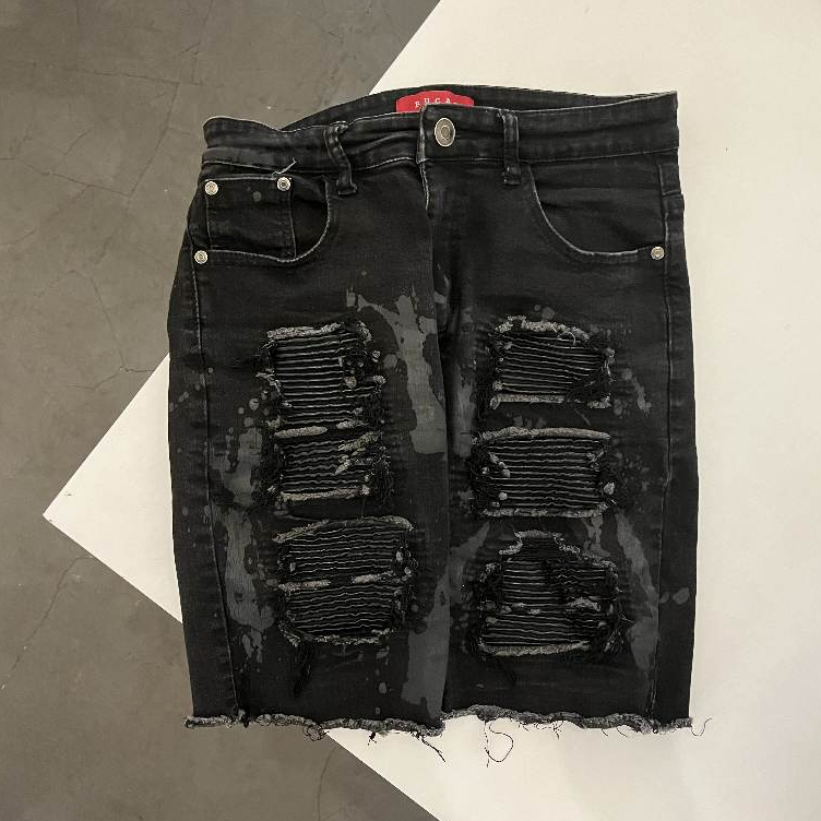 RUCAS Caviar Leather Shorts 30 (Season 8)