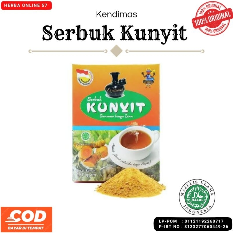 

KENDIMAS SERBUK KUNYIT / MINUMAN TRADISIONAL 150gr