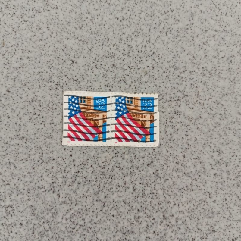 

Perangko used USA flag 32