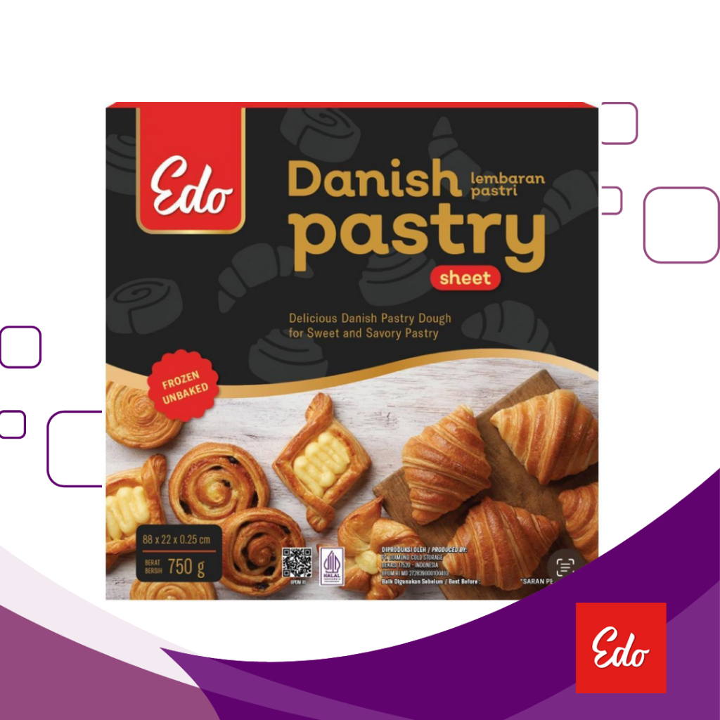 

Edo Danish Pastry Sheet 750 Gr