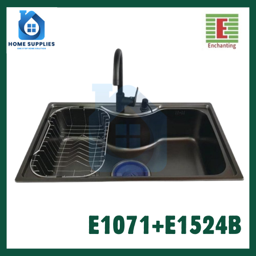 Bak Cuci Piring Dapur / Kitchen Sink Stainless Steel - Europe Enchanting E1071+E1524B
