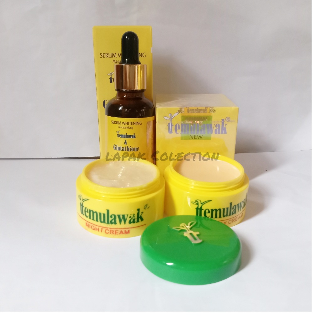 paket cream temulawak + serum temulawak