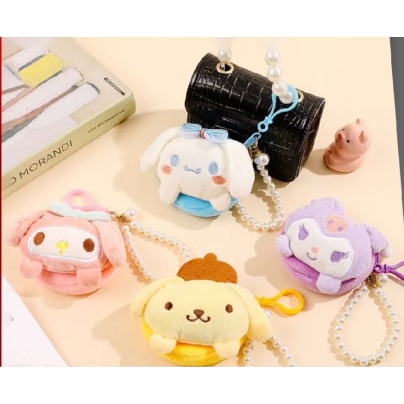 Dompet Koin Mini Sanrio Gantungan Tas Boneka Anak Perempuan
