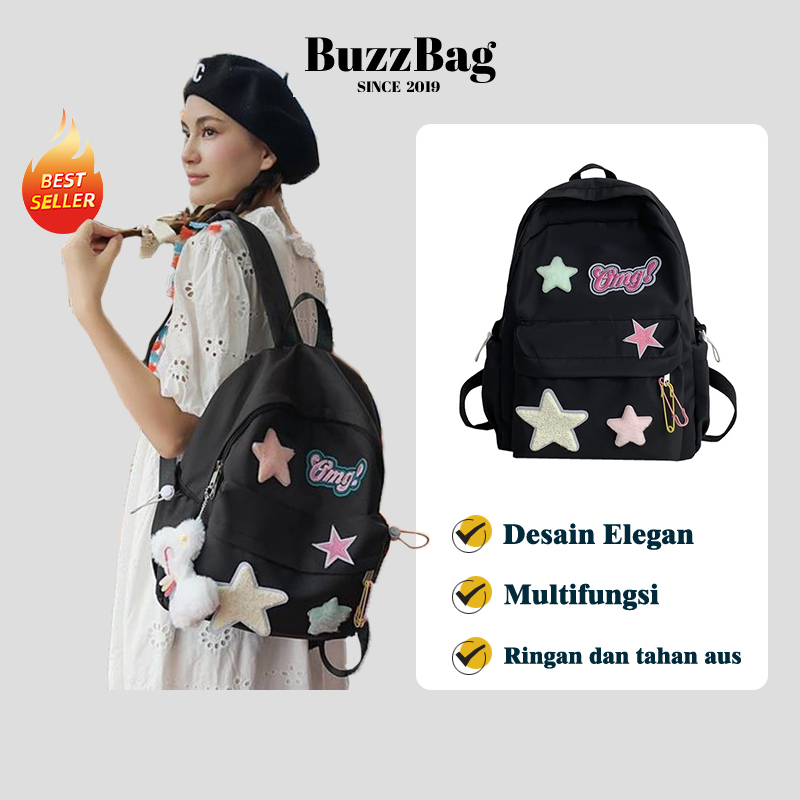 tas sekolah kecil wanita korea tas aesthetic korean style sekolah tas ransel wanita import korea tas
