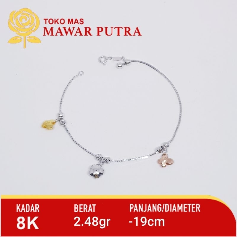 Gelang White gold Kasandra UBS 8K