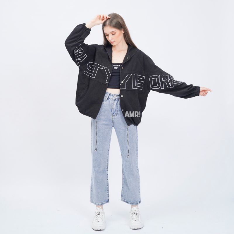 ORIGINAL STYLE 2205 - Amr original - Jacket jeans super best produk asli Amr