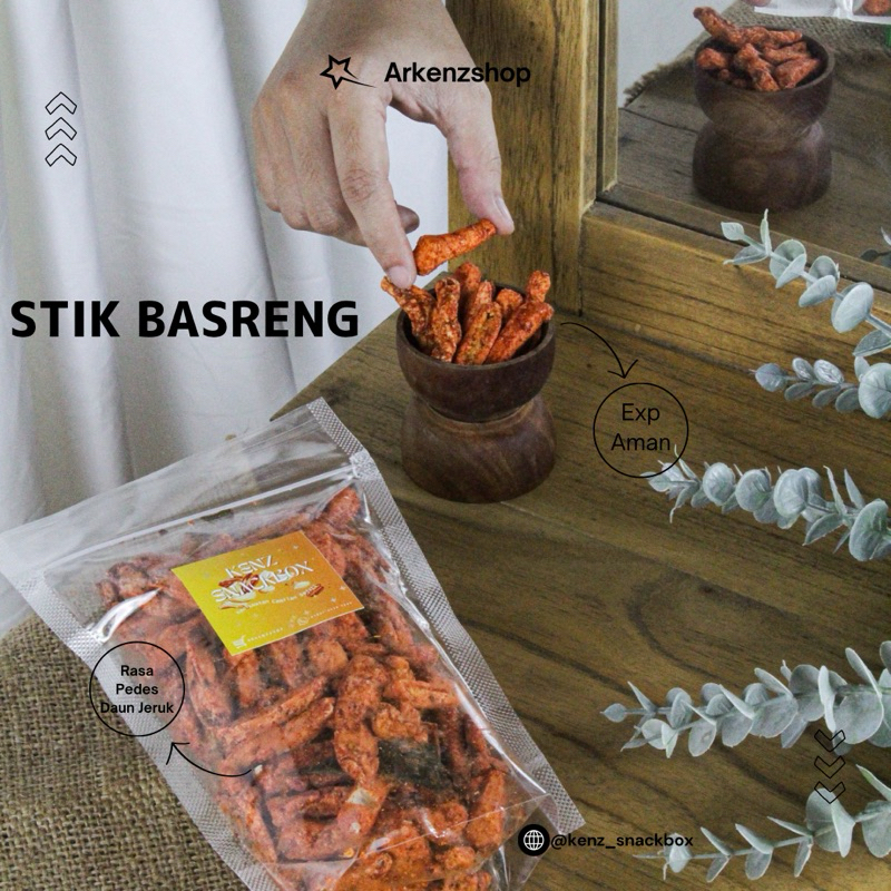 

Snack Stik Basreng Pedas Daun Jeruk (L) Camilan Pedas Asin Grosir Cemilan Kiloan Surabaya