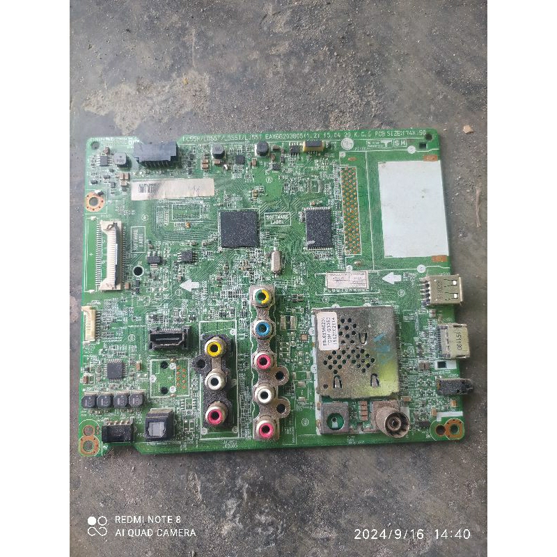 MESIN MB MODUL MAINBOARD MAINBOR MAINBOAR TV LG 49LF550 49LF550T