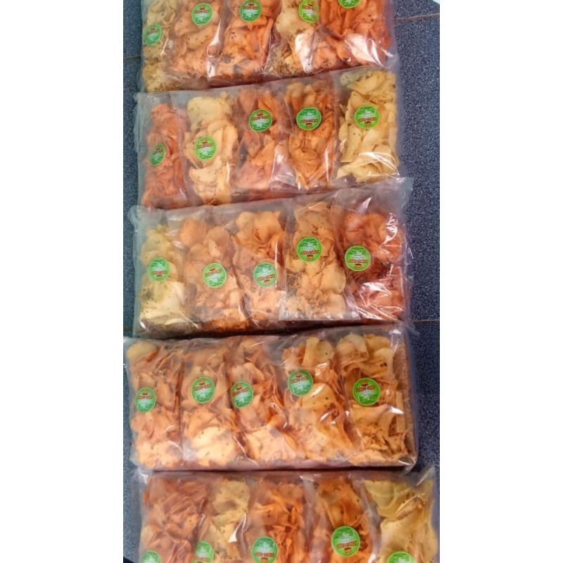 

KERIPIK SINGKONG DADAKAN 40 Gram x 10