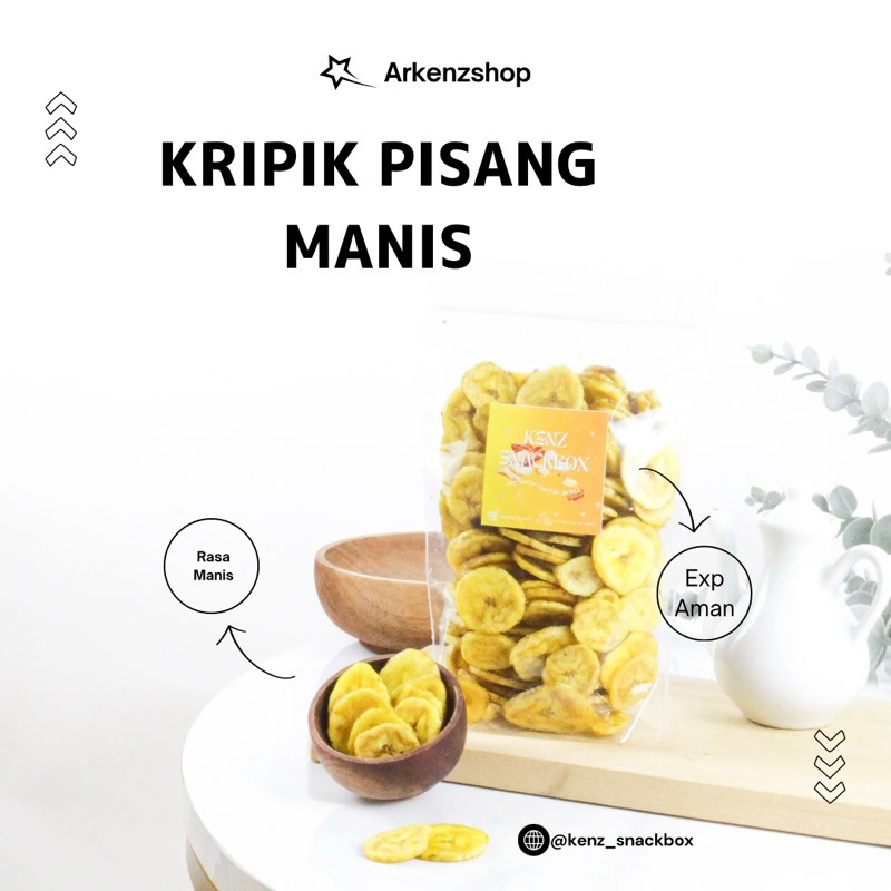 

Kripik Keripik Pisang Manis Madu Snack Camilan Cemilan Kiloan 150gr Surabaya