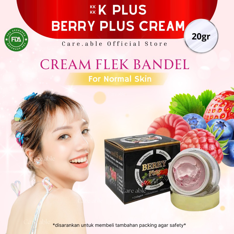 4K PLUS NIGHT CREAM BERRY PLUS  20 GRAM ORIGINAL THAILAND