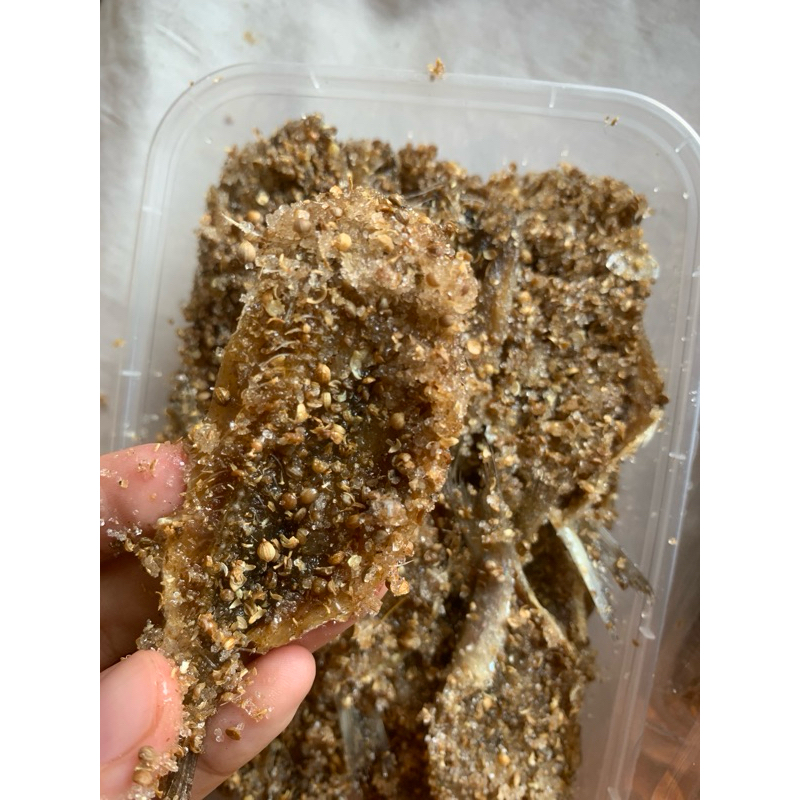 

Ikan asin dendeng bacem manis 500g