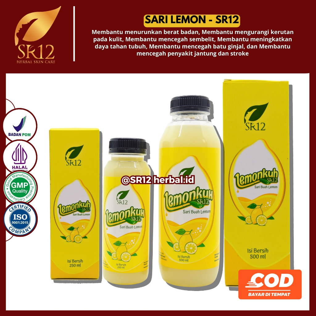 

SR12 Lemonkuh SR12 / Sari Lemon Murni / Sari Buah Lemon 99,96%