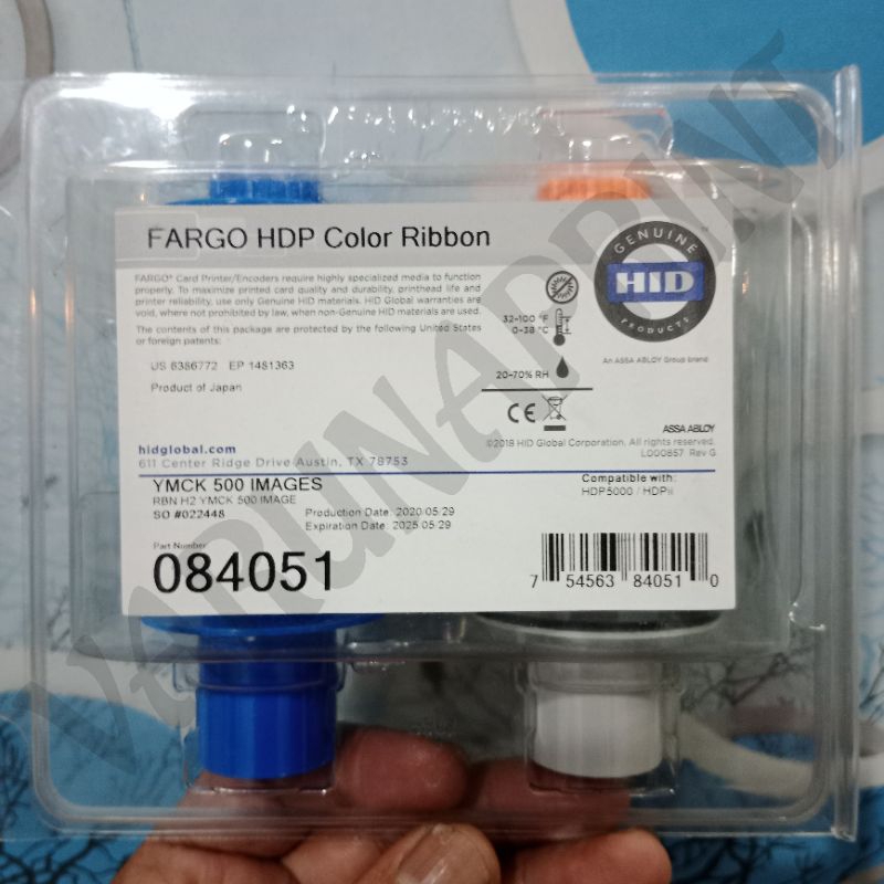 Ribbon Color Fargo 84051 / Fargo 84051 / Fargo / Fargo HDP5000 / Ribbon Fargo / 84051