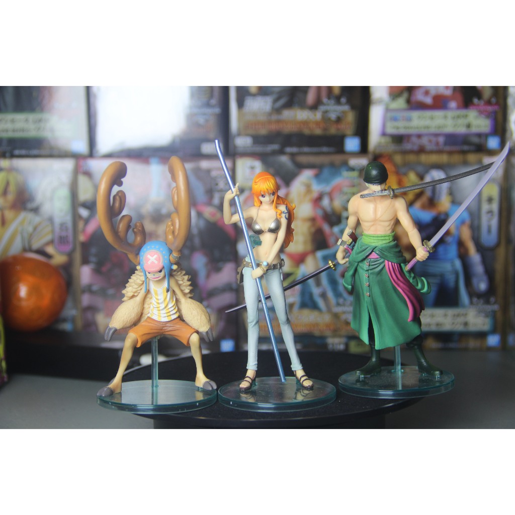 [Loose] Chopper, Nami & Zoro - Super Styling Figure Bandai Original Japan Version (Japver)