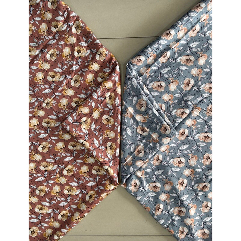 Kain Katun Rayon Motif Bunga Kecil | Katun Rayon Motif Bunga | Katun Rayon Motif Abstrak