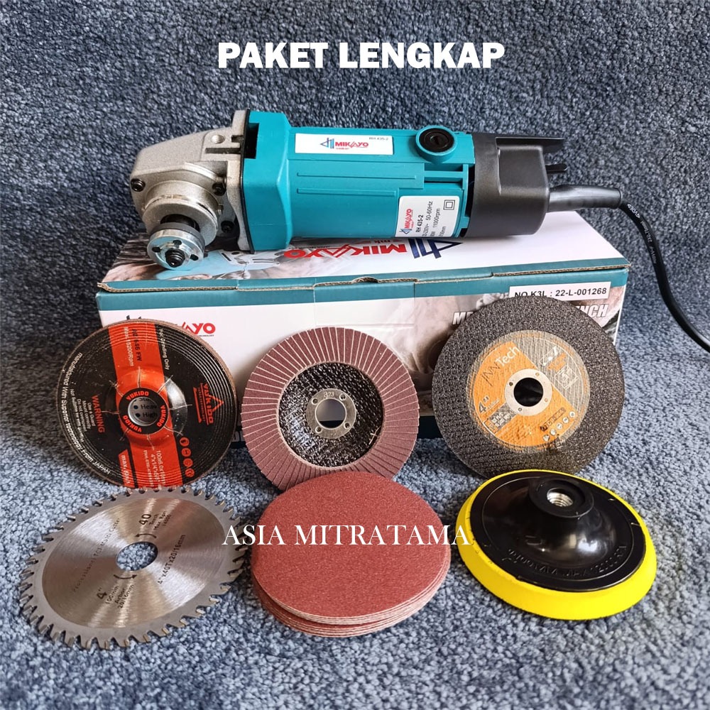 GERINDA/GRINDA TANGAN/MESIN GERINDA TANGAN KAIROS 4" KA-850-AG TERLARIS