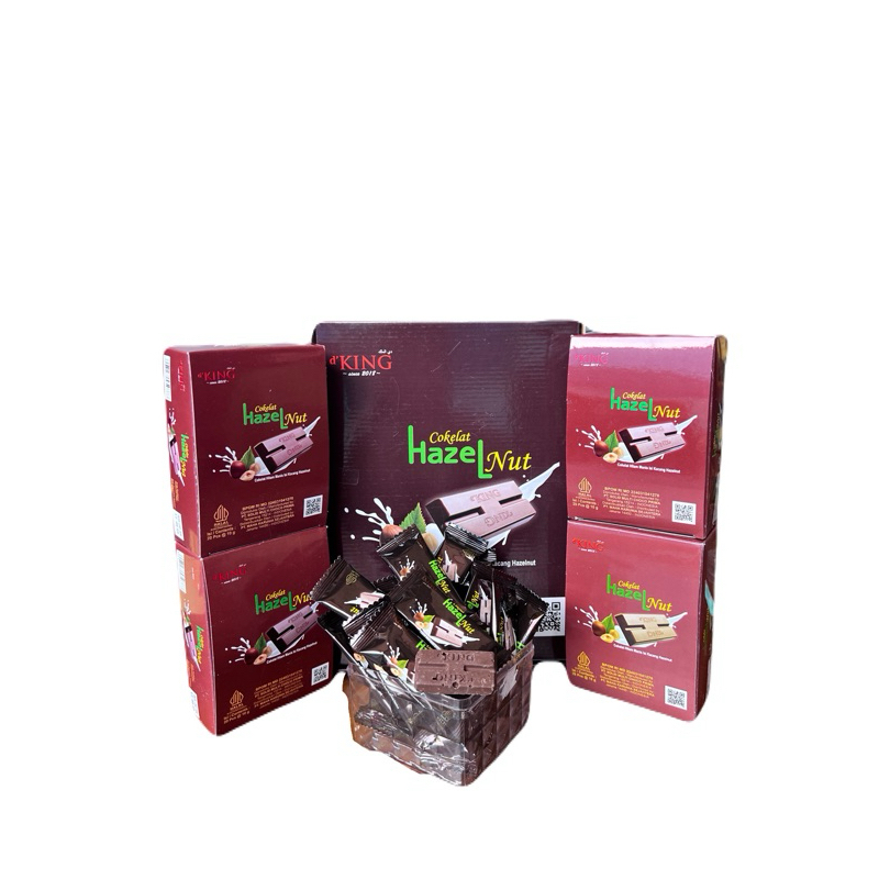 

d'KING Coklat Hazelnut – 80 Batang Kelezatan Terbaik