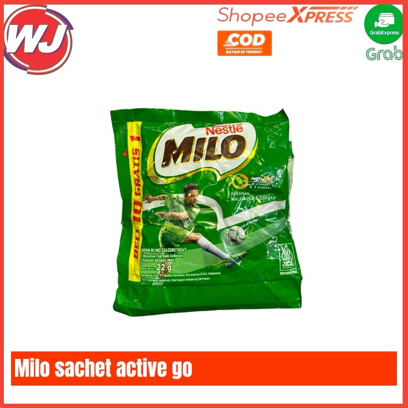 

MILO SACHET ACTIVE GO RENTENG 10+1