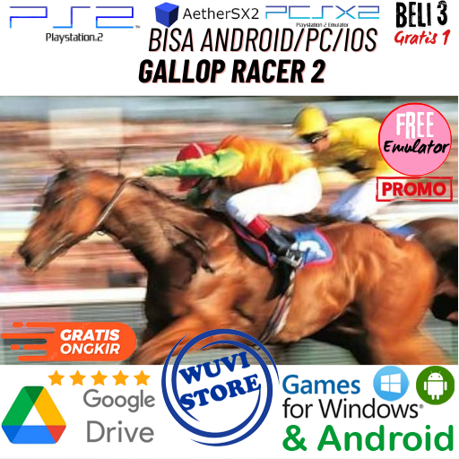 PS 2 Gallop Racer 2 | Bisa di PC / Android / IOS Plus Emulator | Beli 3 Gratis 1
