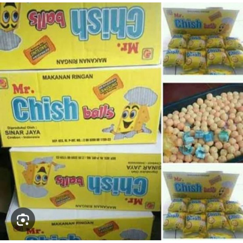 

Ciki Mr. Chish Balls Berhadiah Uang Tunai | Ciki Berhadiah Uang | Mr. Chish Balls 1 dus isi 40 pcs