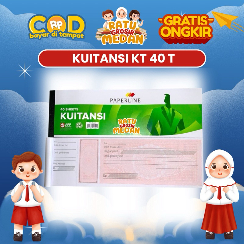 

Kuitansi Paperline Besar Uk.28.5 x 9 cm