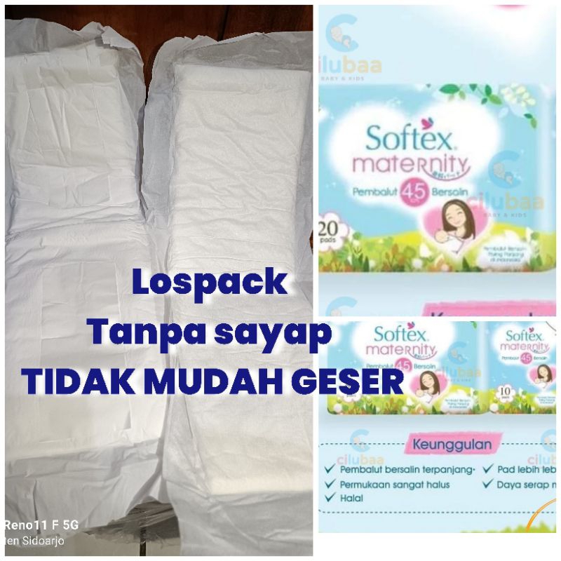 Softex Maternity Pembalut Bersalin 45 cm 20 pads // pembalut maternity  // pembalut panjang