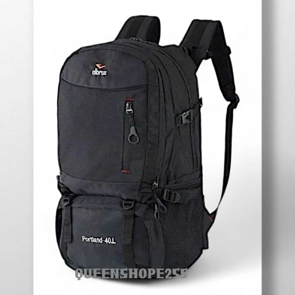 TAS RANSEL GUNUNG KERIL ELBRUS POTLAND 40 L FREE RAIN COVER