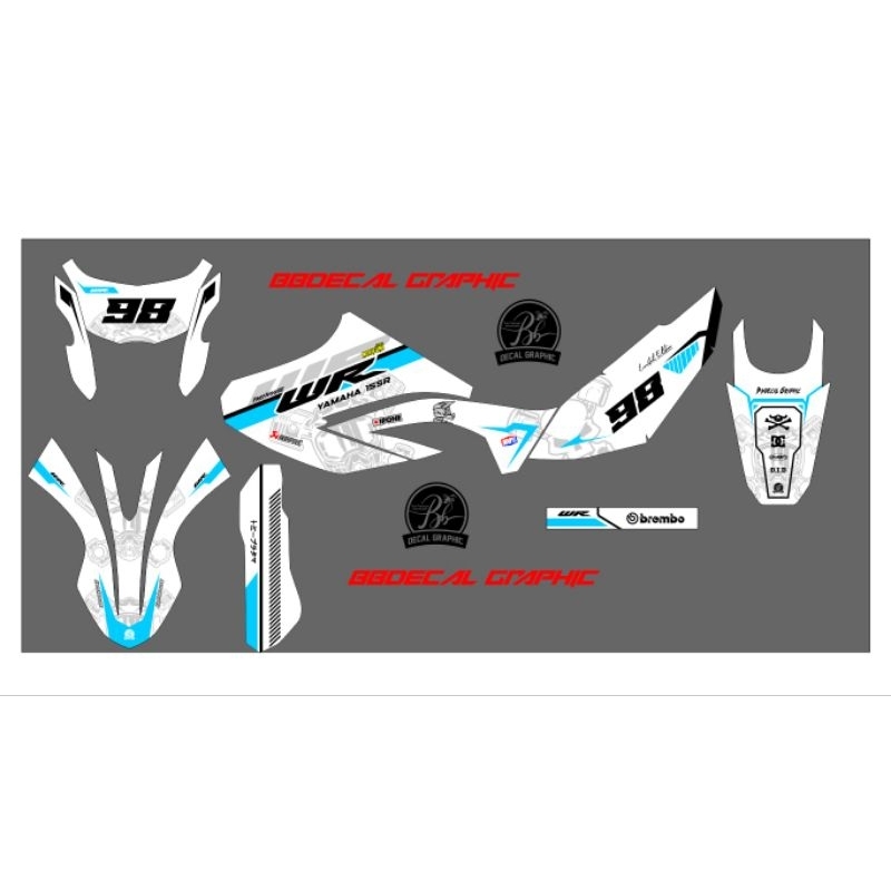 decal wr 155 stiker decal wr 155 striping full body bisa request