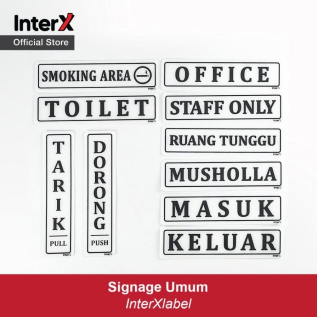 

Interxlabel Sign Label Umum - Staff Only