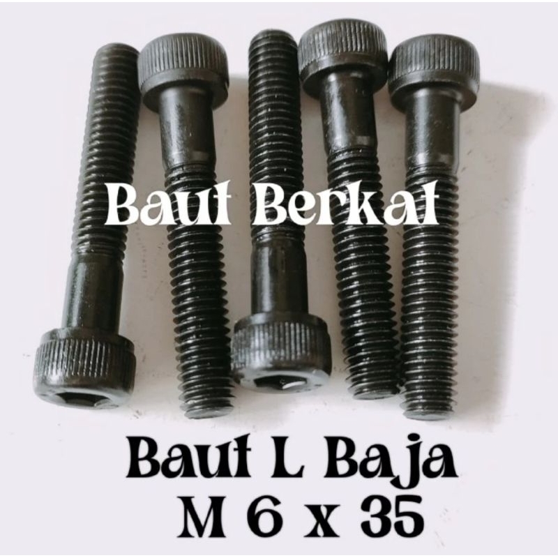 baut L baja m6x35 kunci L5 baut L baja 6x35 baut baja m6x35 baut baja 6x35 baut L 6x35 Baut L M6x35 