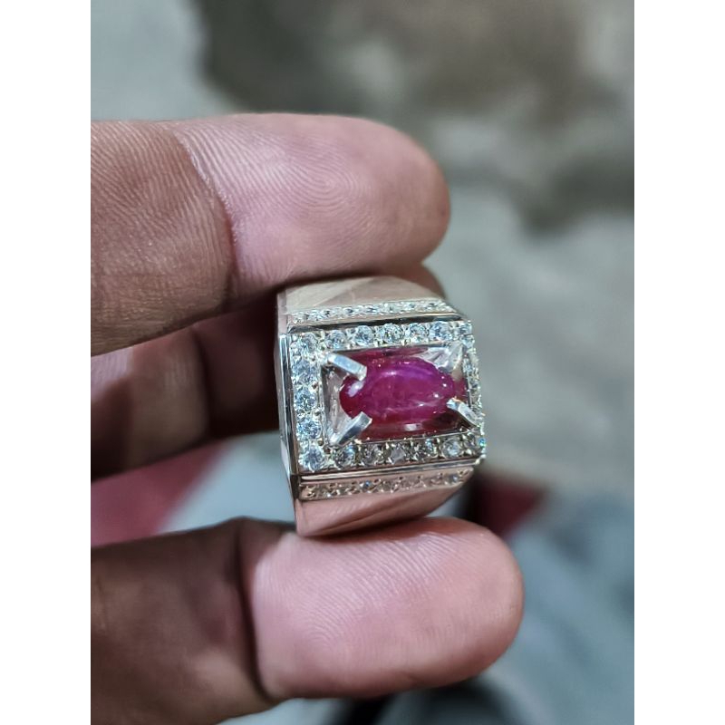 natural Ruby Burma star