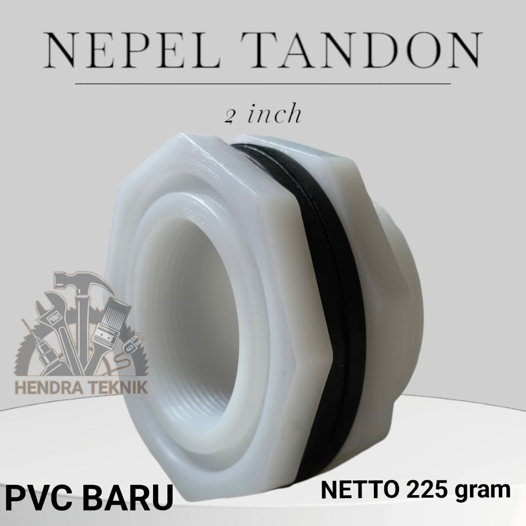 MUR TANDON 2" PVC NEPEL TANDON 2 INCI VERLOOP RING VLUKRING TOREN