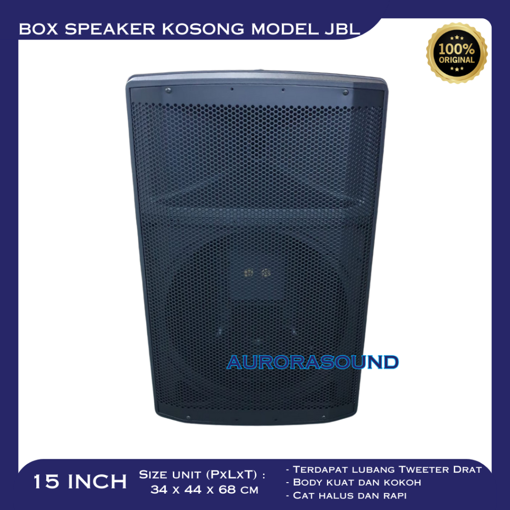 BOX SPEAKER MODEL JBL 15 INCH 15IN 15" BOK KOSONG FIBER PLASTIK