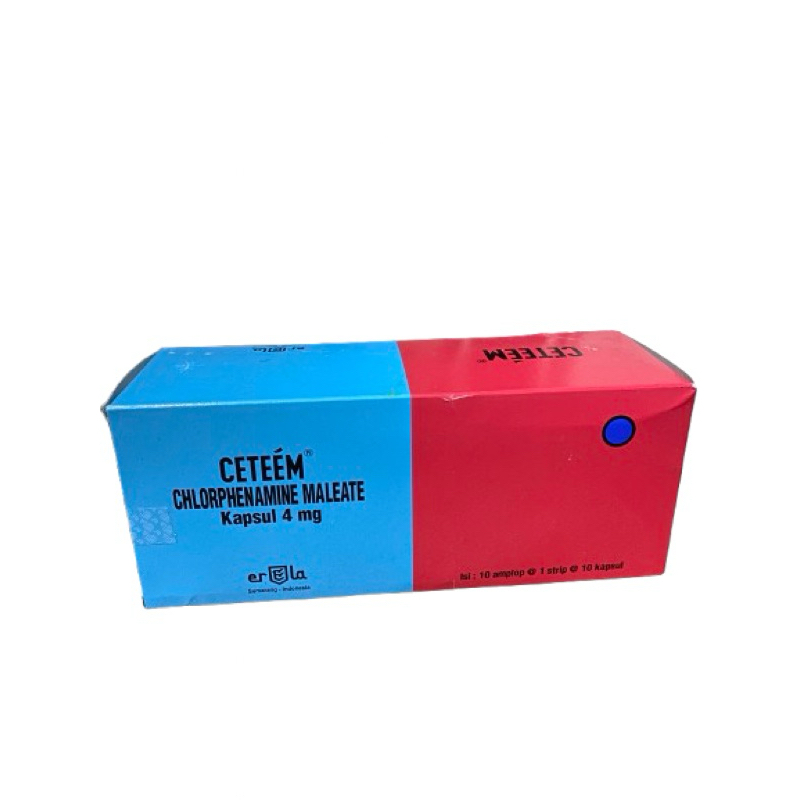 Chlorpheniramine maleate 4 mg /CTM (Ceteem)