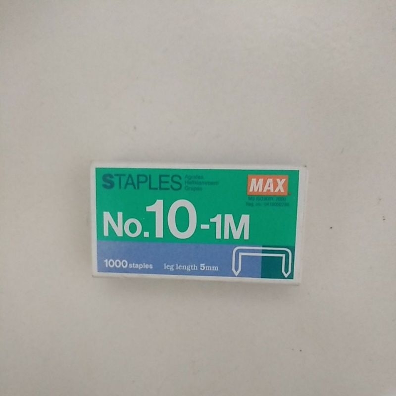 

STAPLES MAX No. 10 - 1M 24/6. 1000staples