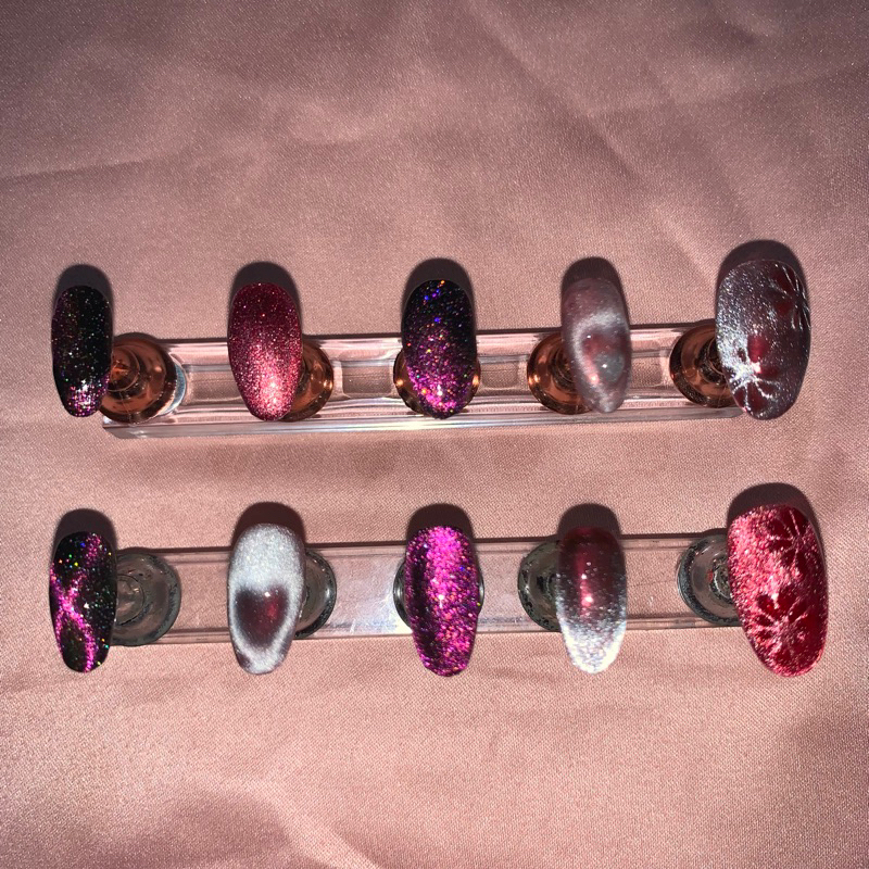 Cat Eye FAKE PRESS ON NAILS / FAKE NAILS / CUSTOM FAKE NAILS