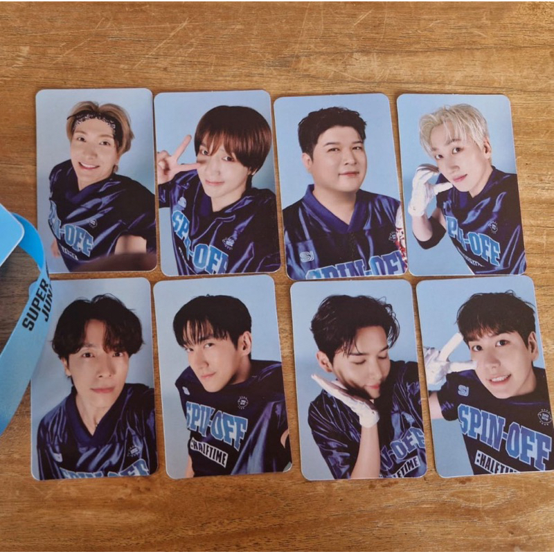 Super Junior Photocard Benefit Super Show Spin Off Jakarta Donghae Eunhyuk Kyuhyun Shindong Yesung L
