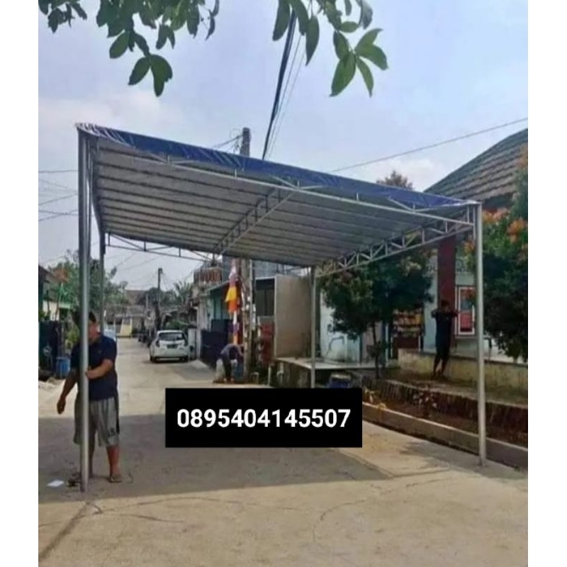 Tenda+terpal UK 6x8m²