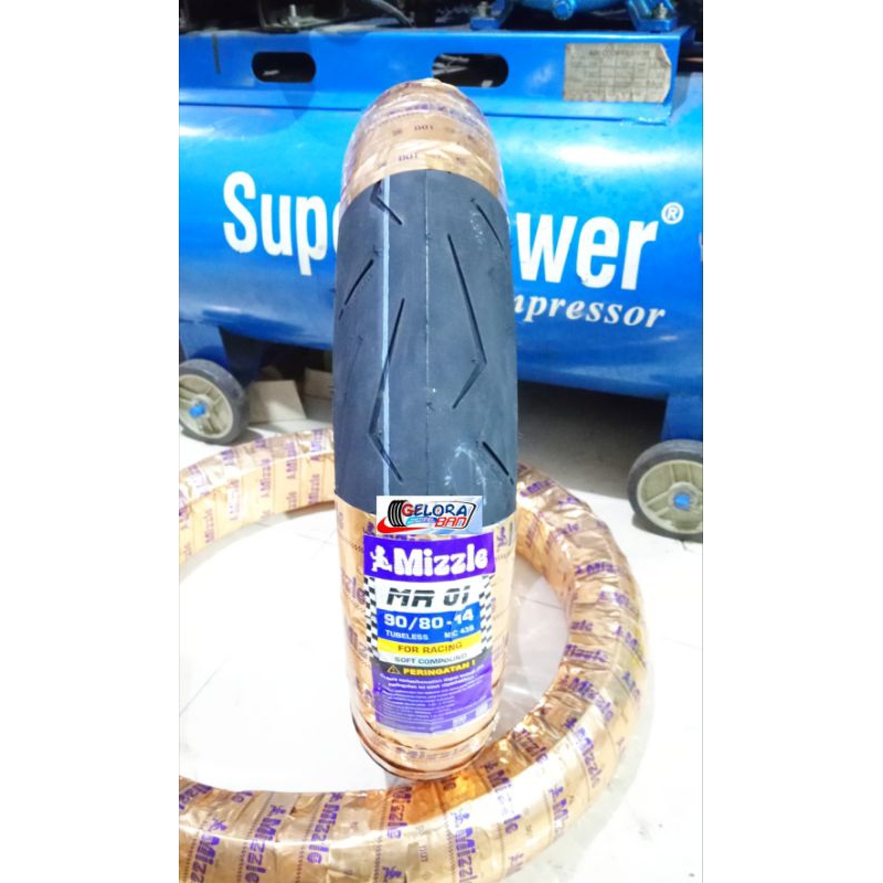 Ban Mizzle Mr01 90/80-14 Tubeless Ban Matic Soft Compound ban metic beat Vario Scoopy Mio Xeon Nex b