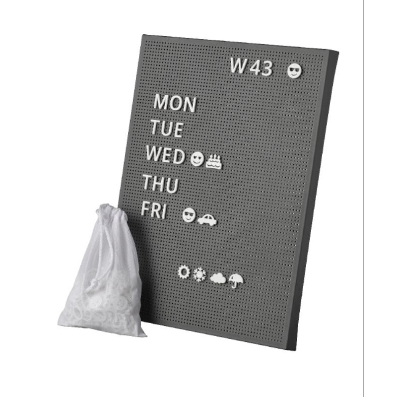 

Potongan Harga 5 SVENSA Papan Berlubang Papan Pegboard Dengan Huruf Letters ukuran 3x4cm A49